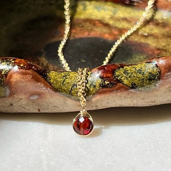 Multiple Colors - RARE Dainty Tourmaline Gemstone Necklace